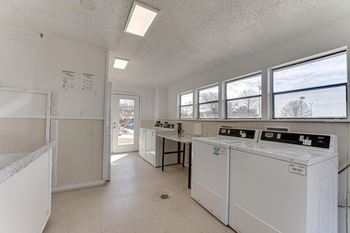 Laundry facility with washers and dryers